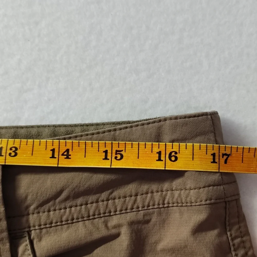 Marmot Men's Nylon Pants size 32x31 Tan Zipper Tech‎ Pocket Stretch Trail Hiking